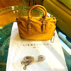 ✨ Liebeskind✨ Spice Liselotte Leather Handbag W/Shoulder Strap & Dusk Bag